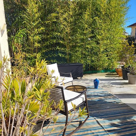 Studio Independant Avec Terrasse A Juan Les Pins อองทีบส์ ภายนอก รูปภาพ
